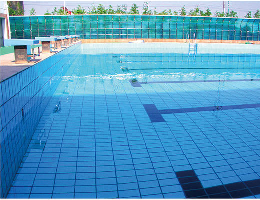 24kg/ctn 115x240mm استخر شنا موزاییک کاشی سرامیک در فضای باز استخر سرپوشیده 6 میلی متر