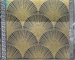 طرح های خط طلایی فن شکل 600x600mm کاشی های تزئینی کف و دیوار کاشی چینی ضد لغزش