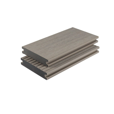خرید تخته پانل پلاستیک چوب جامد خاکستری ضد خوردگی - دکور حیاط مقاوم 145x30mm ساخت آنلاین