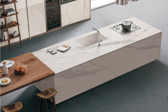 خرید صفحه سنگ مصنوعی سفید AAA با ابعاد 1600x3200 میلی‌متر، سطح مات ساخت آنلاین