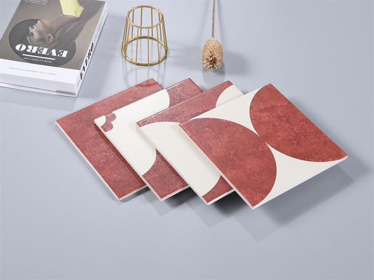 خرید کاشی سرامیکی روستایی قرمز بژ 20x20cm برای کف و دیوار داخلی ساخت آنلاین