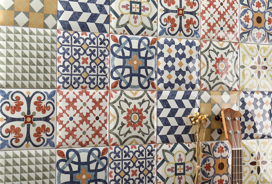 خرید ۱۵۲×۱۵۲ میلی متر کاشی دیواری برزیلی درخشان برای استفاده داخلی ساخت آنلاین