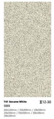 خرید کاشی های ضد لغزش خاکستری 300x300mm 600x1200mm خارج از خانه ساخت آنلاین