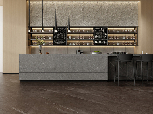 خرید سنگ های سنگ شکن ماندگار خاکستری برای اتاق نشیمن و ناهار خوری 1420x2700 میلی متر ساخت آنلاین