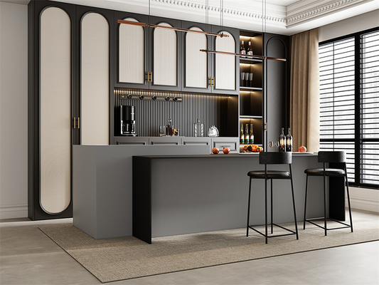 خرید خاکستری کف داخلی 1420x2700mm ماتی سنگ سنگ شکن برای بالکن ساخت آنلاین