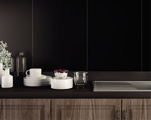 خرید کاشی دیواری پرسلان لعاب‌دار مشکی 600x1200mm درجه AAA مناسب برای داخل ساخت آنلاین