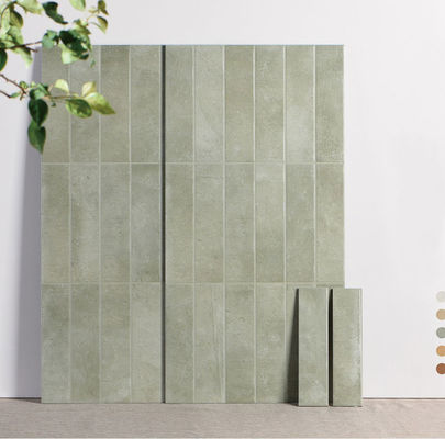 خرید کاشی دیواری سرامیکی مدرن سبز روشن 400x800mm ساخت آنلاین