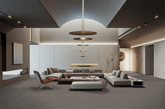 خرید کاشی های خاکستری درجه AAA مچ پورسلین 60x120 سانتی متر کف داخلی برای اتاق نشیمن ساخت آنلاین