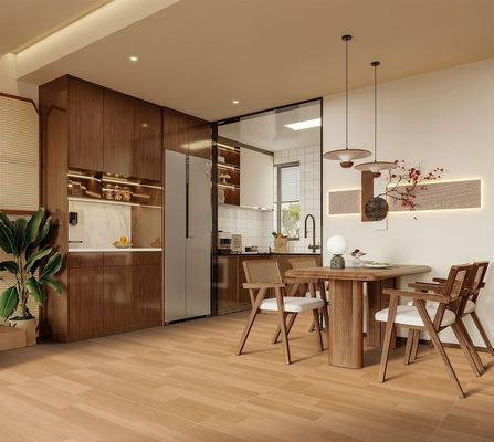 خرید کاشی های فرش چوبی 60x120 سانتی متر ضد لغزش در فضای داخلی ساخت آنلاین