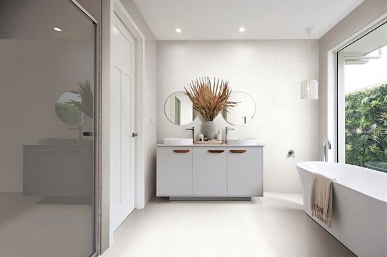 خرید کاشی دیواری سرامیکی لعابدار سفید 400x800 میلی‌متر درجه AAA خاک ساخت آنلاین