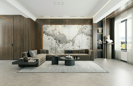 خرید کاشی پورسلین شیشه ای سفید 900x1800mm برای کف و دیوار ساخت آنلاین