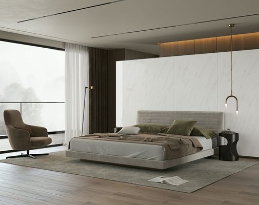 خرید کاشی پرسلان لعابدار پولیش شده 900x1800mm سفید ضد باکتری و مقاوم در برابر خراش ساخت آنلاین