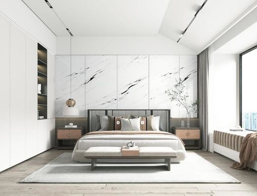 خرید کاشی پرسلان لعاب‌دار سفید پولیش‌خورده 900x1800mm کف داخلی ساخت آنلاین