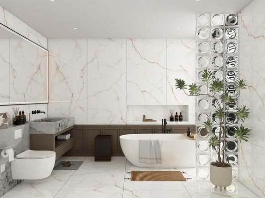 خرید کف داخلی چوبی بیج 900x1800x9mm فرش برقی شیشه ای پولیش بدون محو شدن کف ماندگار برای آشپزخانه ساخت آنلاین