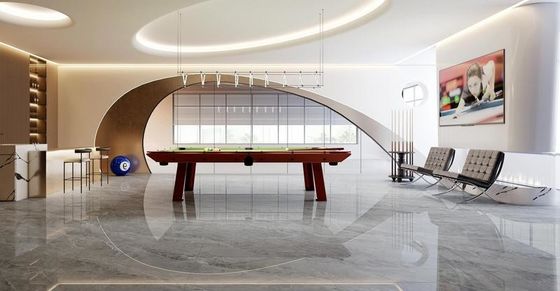 خرید کاشی پرسلان لعابدار پولیش شده 900x1800mm طرح سنگ مرمر خاکستری روشن ساخت آنلاین