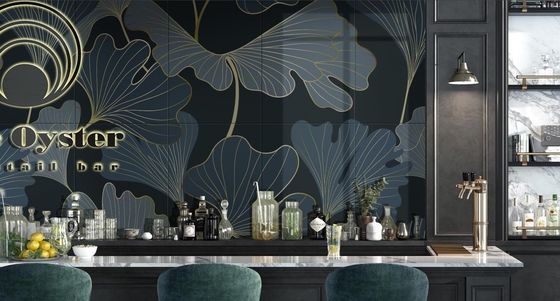 خرید 400x1200mm مقاومت در برابر پوشیدن کاشی های پورسلینی سبز زرد درجه AAA ساخت آنلاین