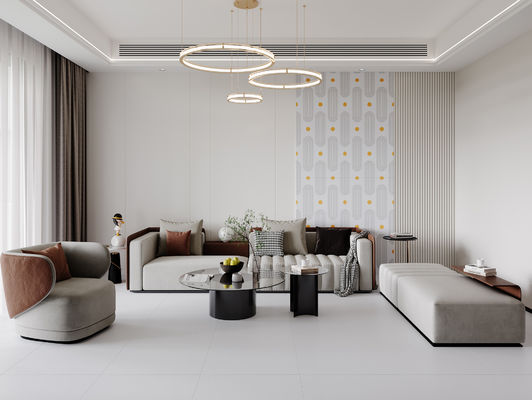 خرید کاشی کف پرسلان خاکستری روشن 600x1200 میلی‌متری برای استفاده داخلی ساخت آنلاین