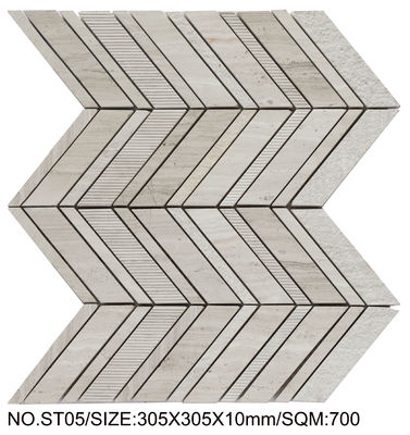 خرید موزايک حمام شنا درجه AAA و چوب آتشين 305x305mm ساخت آنلاین