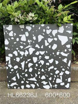 خرید کاشی سرامیکی تراتزو کف داخلی 600x600 میلی‌متری درجه AAA و ضد لغزش مشکی برای دفتر کار ساخت آنلاین