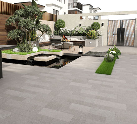 خرید 600x600mm دوامدار خاکستری روشن خاکستری بیرونی کف سراسری سراسری سراسرهای ماندگار برای مرکز خرید و حیاط ساخت آنلاین