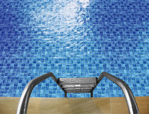 خرید کاشی موزاییک استخر شنا PRIMERA Blue 306x306mm لعابدار مشبک ساخت آنلاین