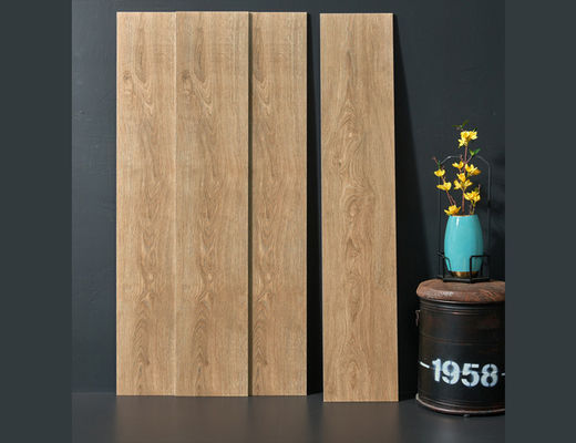 خرید کاشی های چوبی چوبی ضخامت 60Boxes / Plt 9.5 میلی متر 250x1500 میلی متر رنگ کرم ساخت آنلاین