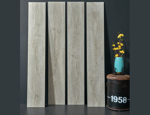 خرید 25x150cm 4Pcs کاشی های چوبی چوبی لعاب مصالح ساختمانی جلا 9.5 میلی متر ساخت آنلاین