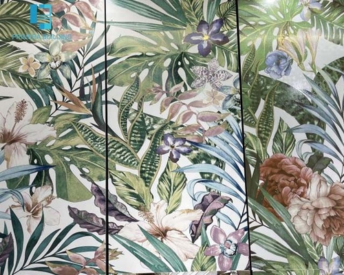 خرید 60x120cm گل طلایی رنگ کاشی کف اتاق خواب تزئین کاشی چینی ساخت آنلاین