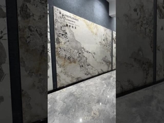 900x1800x9mm کاشی های شیک شیشه ای ضد لغزشی کاشی زرد روشن برای اتاق نشیمن