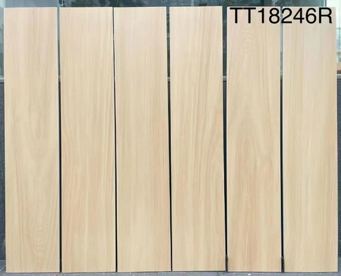 دیوار داخلی خاکستری 8×40 اینچ کاشی و سرامیک چوبی کف بیرون برای پروژه بالکن سرسرا نوار چینی لعاب نرم
