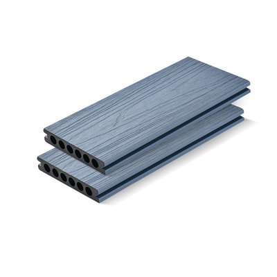 138x23mm WPC Decking Boards Grey Co - چوب پلاستیکی اکسترود شده در فضای باز کفپوش گاردن تراس