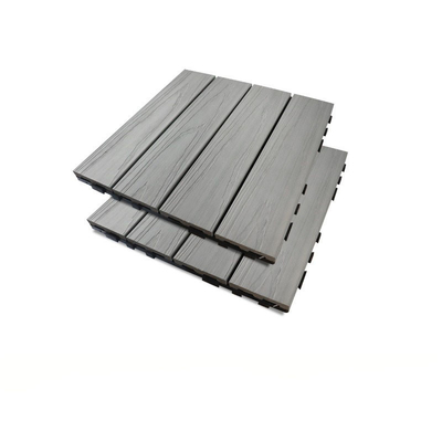 30x30mm چوب پلاستیک کامپوزیت پانل خاکستری ساختمان در فضای باز تخته تخته WPC تخته بالکن