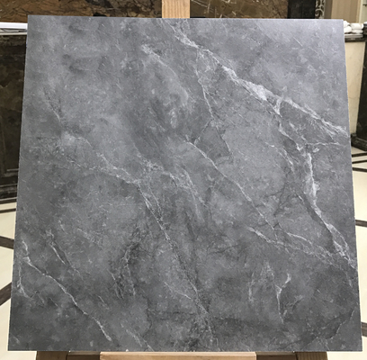 مقاومت در برابر پوشیدن 400x400mm کف داخلی سنگ مرمر به نظر می رسد کاشی های سرامیکی روستایی و صورت کودک کاشی های دیواری خاکستری برای تزئین و پروژه