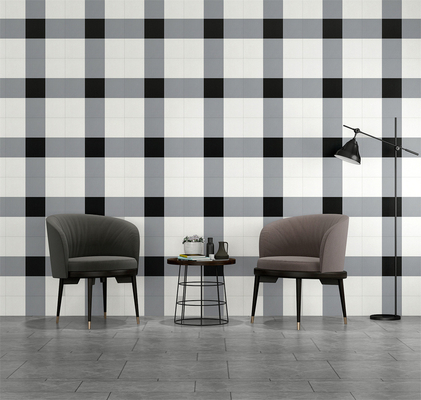 چوبی سیاه و سفید و خاکستری برای آشپزخانه 200x200mm برای حمام