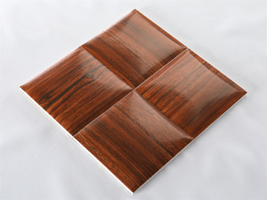 قهوه ای تیره 152x152mm اتاق داخلی مربع سيرامک دیوار کاشی نان برای حمام و دفتر
