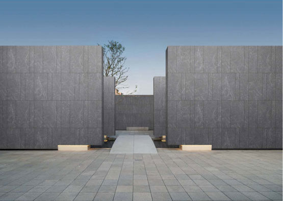 600x1200mm خاکستری تیره مات Antique Outdoor Stone Tile