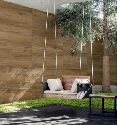 کاشی چوبی قهوه ای روشن دانه مات باستانی بیرونی 600x1200mm