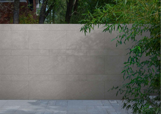 خاکستری مات انتک ریتم سنگ سنگی دیوار پرده بیرونی کاشی ضخیم برای مرکز خرید 1200x600mm