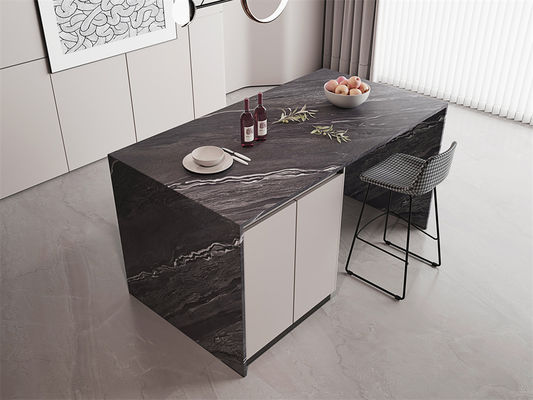 اسلب سنگ مصنوعی خاکستری 1420x2700 میلی‌متری ضد لغزش برای کفپوش داخلی