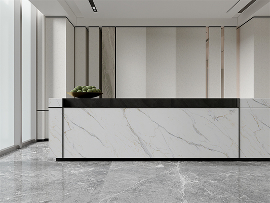 سلاخ های سنتر شده مت کارارا 1420x2700mm در داخل