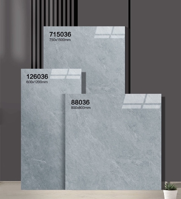 750x1500mm کاشی پورسلین پولیش شده طبقه AAA کف داخلی
