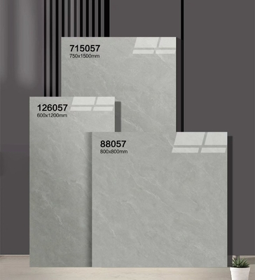 سنگ مرمر به نظر میرسد کاشی های برزیلی شیک شده و خاکستری 750x1500mm کاشی کف زیبا برای اتاق نشیمن و حمام