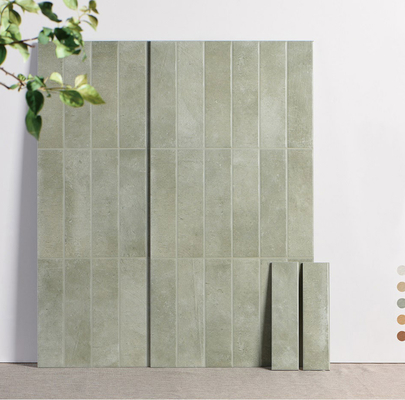 کاشی دیواری سرامیکی مدرن سبز روشن 400x800mm