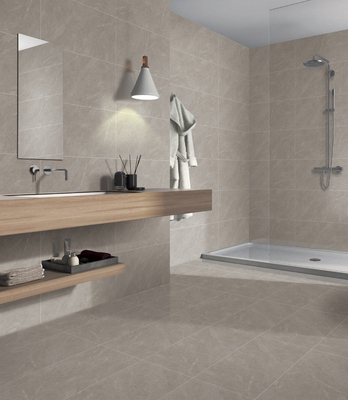 400x800mm خاکستری نرم شیشه ای سرامیکی دیوار کاشی درجه AAA