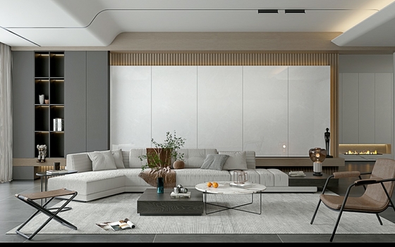 کاشی پرسلان لعابدار خاکستری 900x1800mm برای کف و دیوار