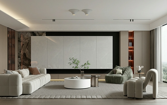 900x1800mm خاکستری پولیش شده شیشه ای فرش 0.5% W.A