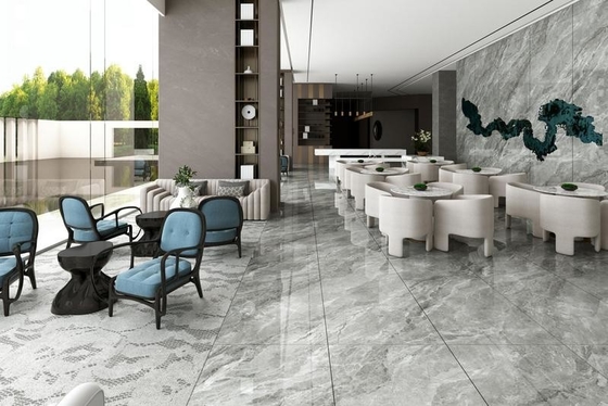 سنگ مرمر خاکستری به نظر می رسد کاشی پورسلین شیک شده و 900x1800x9mm داخل کاشی کف برای آشپزخانه و اتاق نشیمن