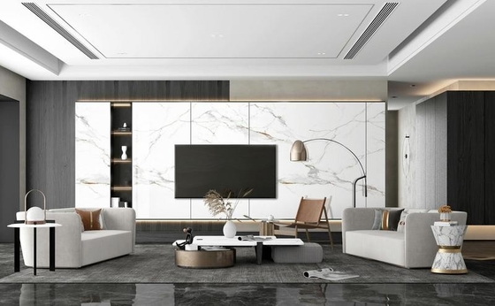 Carrara فلور داخلی و دیواری کاشی پرتقال شیک 900x1800x9mm برای تزئینات و ساختمان
