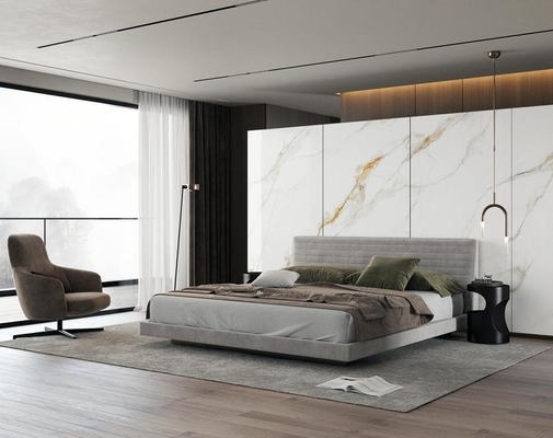 کاشی پرسلان لعابدار پولیش شده کارارا سفید 900x1800mm