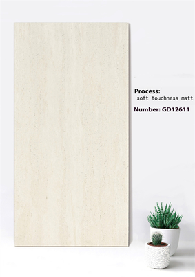 ضد آب زرد و بیج نرم و حساسیت مت پرده دیواری ضخیم کاشی برای تزئینات و ساختمان 600x1200mm